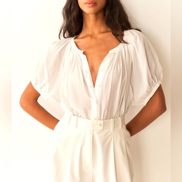 Doen Tops - DÔEN June top in Salt, Small